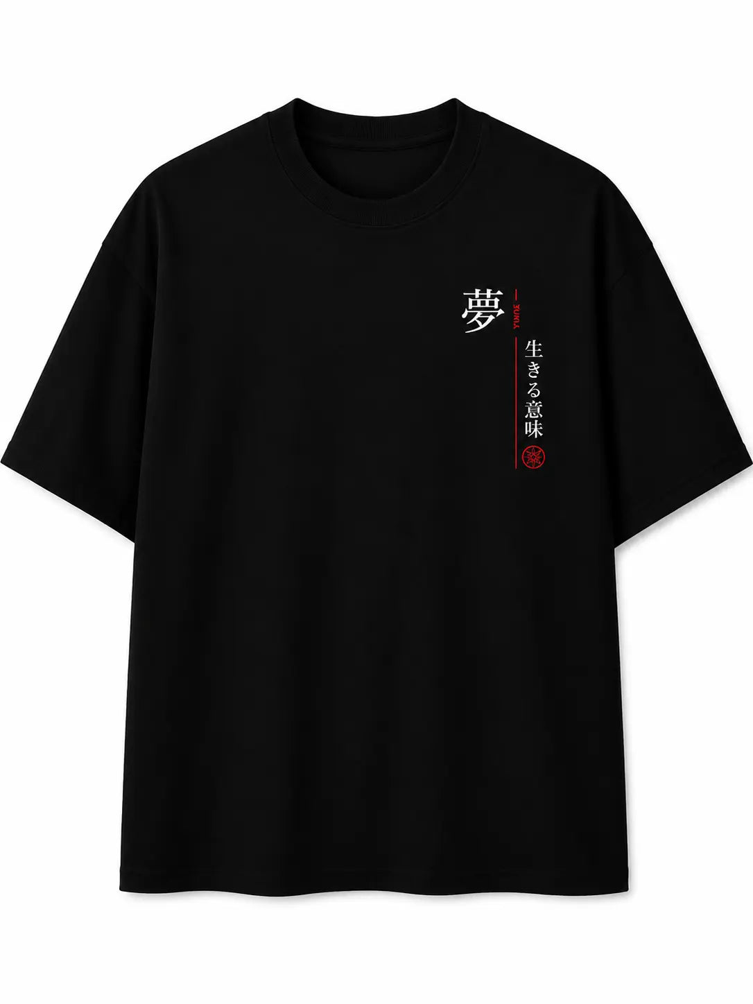 Shadow Samurai Anime Oversized T-Shirt - Tejank Store