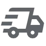Fast delivery truck icon for anime t-shirt shipping