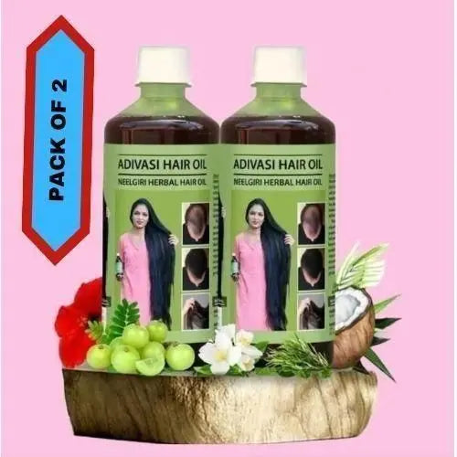 Adivasi Herbal Hair Oil 125ML (Pack of 2) mxf3h1-4f
