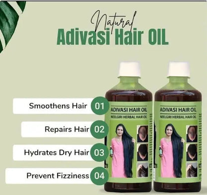 Adivasi Neelgiri Herbal Hair Oil 125ml Each mxf3h1-4f
