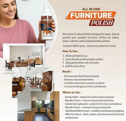 All In One Furniture Polish 450 gm Pack of 3 mxf3h1-4f