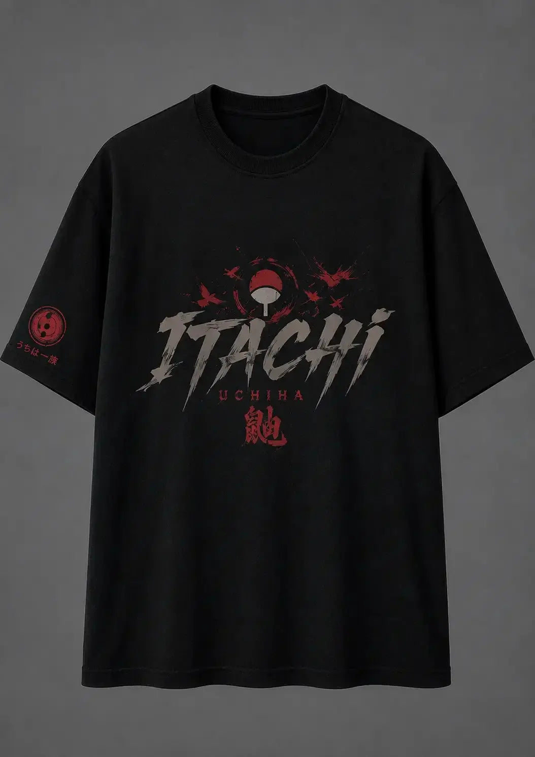 Itachi Anime Oversized T-Shirt - Tejank Store