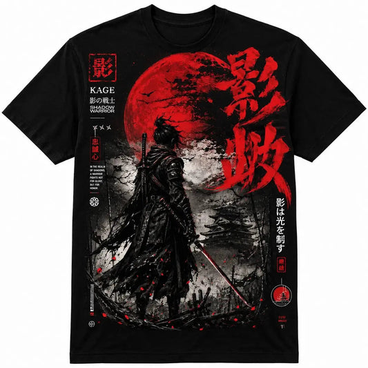 Kage Anime Oversized T-Shirt - Tejank Store