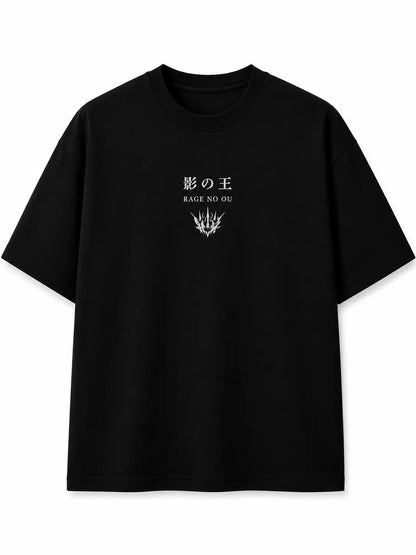 Shadow Samurai Oversized T-Shirt – Dark Anime Streetwear Tee - Tejank Store