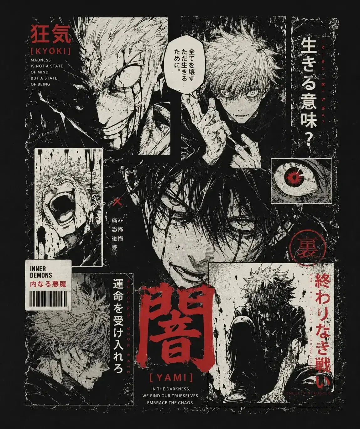 Yami Anime Oversized T-Shirt - Tejank Store